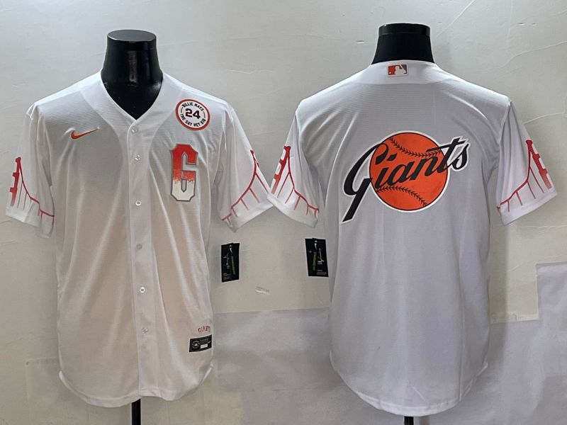 Men San Francisco Giants Blank White Game Nike 2025 MLB Jersey style 11->san francisco giants->MLB Jersey
